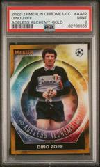 Dino Zoff [Gold] #AA-12 Soccer Cards 2022 Topps Merlin Chrome UEFA Club Competitions Ageless Alchemy Prices