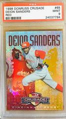 Deion Sanders [Red] #65 Baseball Cards 1998 Donruss Crusade Prices