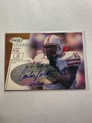 Carlos Polk [Bronze] Football Cards 2001 Sage Autographs Prices