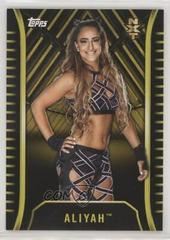 Aliyah [Gold] Wrestling Cards 2018 Topps WWE NXT Prices