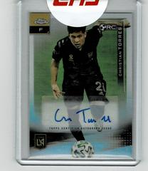 Christian Torres [Autograph Red Wave Refractor] Soccer Cards 2021 Topps Chrome MLS Prices