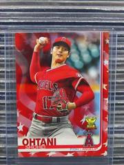Shohei Ohtani [Swinging Independence Day] Baseball Cards 2019 Topps Prices