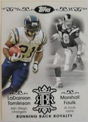 LaDainian Tomlinson #RBR-TF Football Cards 2007 Topps Running Back Royalty Prices