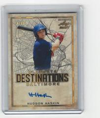 Hudson Haskin [Gold Spectrum] Baseball Cards 2020 Leaf Ultimate Destinations Prices