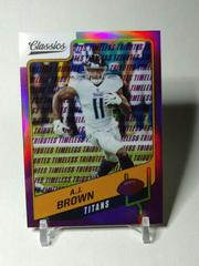 A. J. Brown [Premium Edition Timeless Tributes Purple] #4 Football Cards 2021 Panini Classics Prices