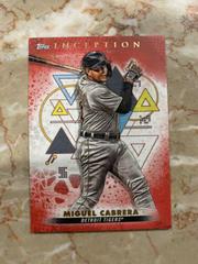 Miguel Cabrera [Red] #5 Baseball Cards 2022 Topps Inception Prices
