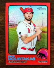 Mike Moustakas [Red] Baseball Cards 2022 Topps Heritage Prices