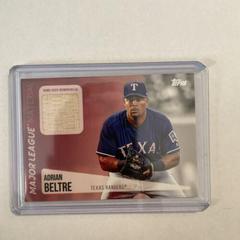 Adrian Beltre #AB Baseball Cards 2019 Topps Major League Material Prices