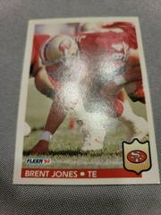 Brent Jones #380 Football Cards 1992 Fleer Prices