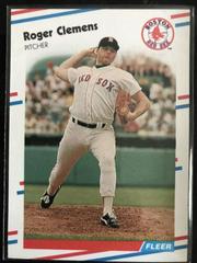 Roger Clemens #349 Baseball Cards 1988 Fleer Glossy Prices