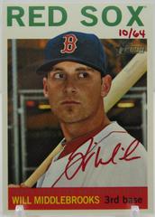 Will Middlebrooks [Red Ink] #WMI Baseball Cards 2013 Topps Heritage Real One Autographs Prices