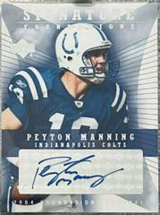 Peyton Manning #SF-PM Football Cards 2004 Upper Deck Foundations Signatures Prices