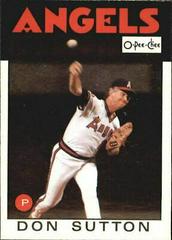 Don Sutton #335 Baseball Cards 1986 O Pee Chee Prices