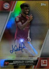 Kingsley Coman [Gold] #BCA-KC Soccer Cards 2021 Topps Bundesliga Autographs Prices