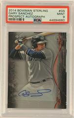 Gary Sanchez #GS Baseball Cards 2014 Bowman Sterling Prospect Autograph Prices