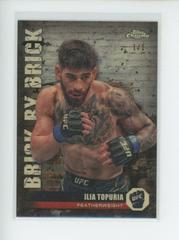 Ilia Topuria [Superfractor] #BYB-2 Ufc Cards 2024 Topps Chrome UFC Brick by Brick Prices