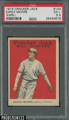 Earle Moore [Earl] #124 Baseball Cards 1915 Cracker Jack Prices