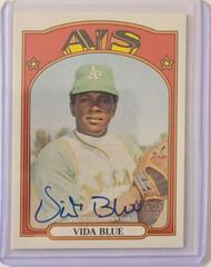 Vida Blue Real One Autographs #ROA-VB Baseball Cards 2021 Topps Heritage Real One Autographs Prices