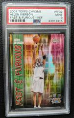 Allen Iverson [Refractor] Basketball Cards 2001 Topps Chrome Fast & Furious Prices
