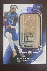 Jaden Hardy [Holo Silver] #78 Basketball Cards 2022 Panini Impeccable Prices