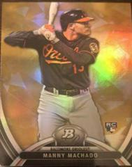 Manny Machado [Gold] #42 Baseball Cards 2013 Bowman Platinum Prices