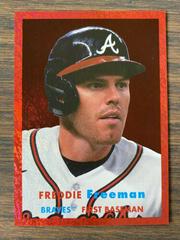 Freddie Freeman [Red Hot Foil] #2 Baseball Cards 2021 Topps Archives Prices