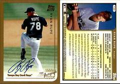 Ryan Rupe [Certified Autograph] #T20 Baseball Cards 1999 Topps Traded Prices