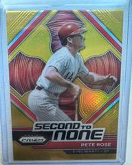 Pete Rose [Gold] #SN1 Baseball Cards 2023 Panini Prizm Second to None Prices
