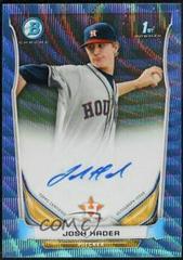 Josh Hader [Chrome Blue Refractor] Baseball Cards 2014 Bowman Prospect Autograph Prices