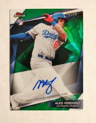 Alex Verdugo [Green Refractor] #AV Baseball Cards 2018 Topps Finest Autographs Prices