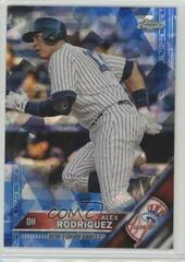 Alex Rodriguez #566 Baseball Cards 2016 Topps Chrome Sapphire Prices