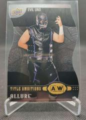 Evil Uno Wrestling Cards 2022 Upper Deck Allure AEW Title Ambitions Prices