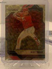 Mike Trout [Gold Vinyl] Baseball Cards 2017 Panini Chronicles Prizm Prices
