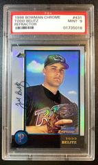 Todd Belitz [Refractor] #431 Baseball Cards 1998 Bowman Chrome Prices