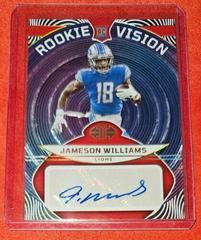 Jameson Williams [Red] #RVS-JW Football Cards 2022 Panini Illusions Rookie Vision Signatures Prices