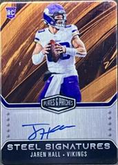 Jaren Hall [Gold] #RSSJHA Football Cards 2023 Panini Plates and Patches Rookie Steel Signatures Prices
