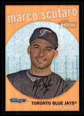 Marco Scutaro [Refractor] #C261 Baseball Cards 2008 Topps Heritage Chrome Prices