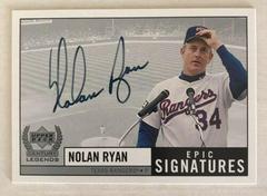 Nolan Ryan #NR Baseball Cards 1999 Upper Deck Century Legends Epic Signatures Prices