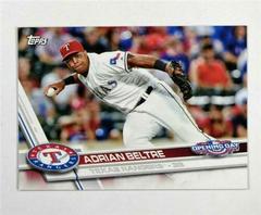 Adrian Beltre #102 Baseball Cards 2017 Topps Opening Day Prices