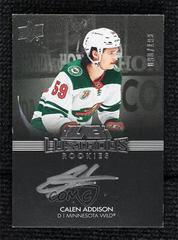 Calen Addison #LRS-CA Hockey Cards 2021 SPx UD Black Lustrous Rookie Signatures Prices