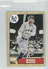 Babe Ruth #TM-90 Baseball Cards 2012 Topps 1987 Minis Prices