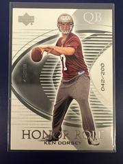 Ken Dorsey [Silver] #123 Football Cards 2003 Upper Deck Honor Roll Prices