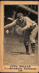 Otto Miller [Blank Back] Baseball Cards 1916 M101 4 Sporting News Prices