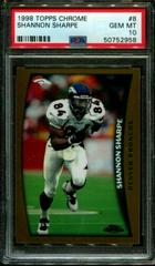 Shannon Sharpe #8 Football Cards 1998 Topps Chrome Prices