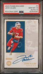 Josh Allen [Autograph Ruby] #28 Football Cards 2022 Panini Encased Prices