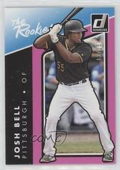 Josh Bell [Pink Border] #TR-7 Baseball Cards 2017 Panini Donruss the Rookies Prices