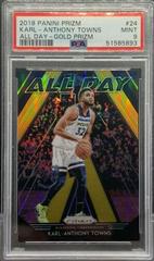 Karl Anthony Towns [Gold Prizm] Basketball Cards 2018 Panini Prizm All Day Prices