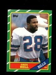 Greg Bell #386 Football Cards 1986 Topps Prices