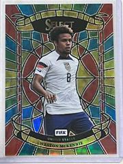 Weston McKennie #20 Soccer Cards 2022 Panini Select FIFA Stained Glass Prices