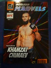 Khamzat Chimaev [Orange Laser] #7 Ufc Cards 2023 Panini Donruss Ufc Octagon Marvels Prices